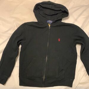 Polo by Ralph Lauren Kids Black Hoodie Boys size 10/12